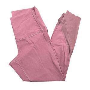 lululemon Mesh Hem Cropped Leggings, Lavender Purple, Size 4–6 (Est.)